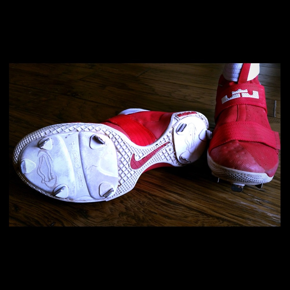 Nike Lebron Soldier 10 custom baseball cleats